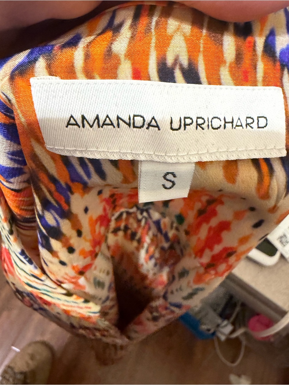 Amanda uprichard colorful silk blouse - Picture 6 of 7